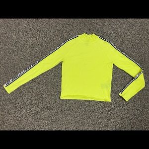 Neon green Los Angelos turtle neck